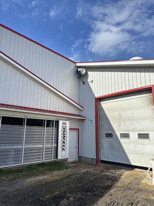 Installation on a commercial building