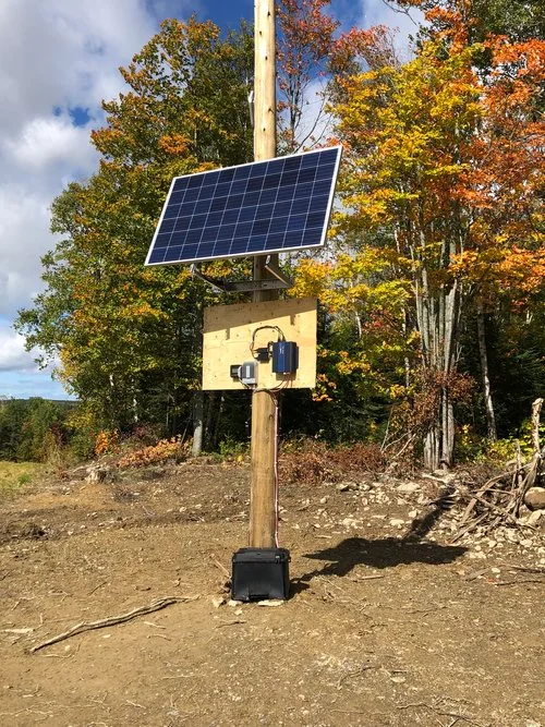 Alimentation solaire et équipements réseau