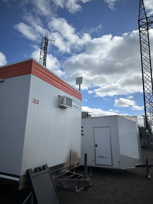 Equipment at a telecommunications site